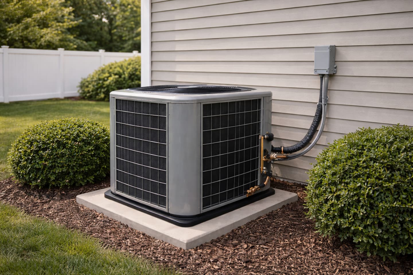 Central AC outdoor unit service and diagnostics