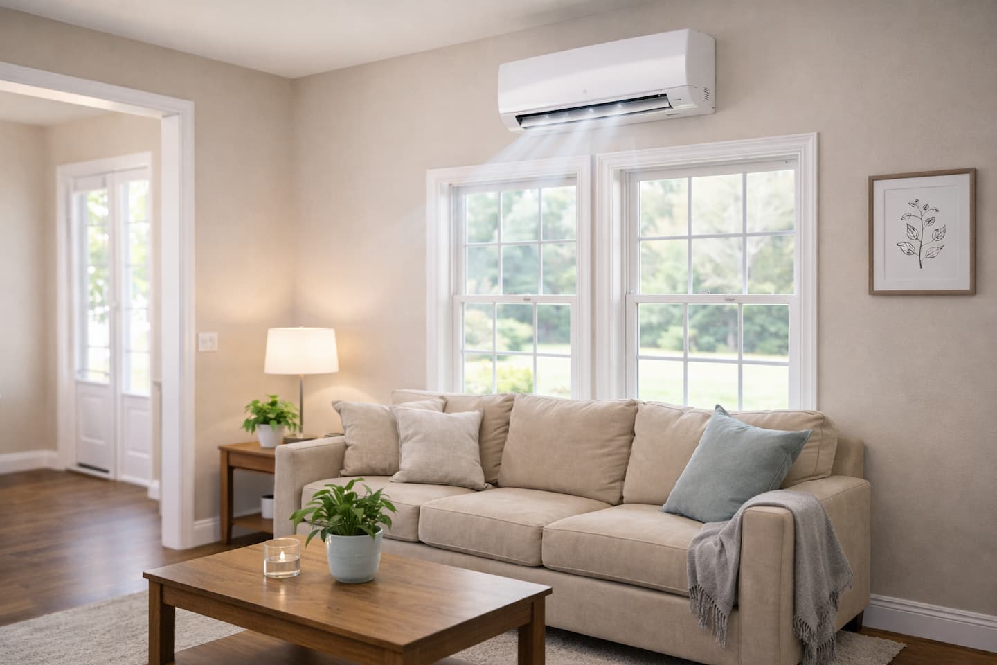 Ductless mini split cooling service