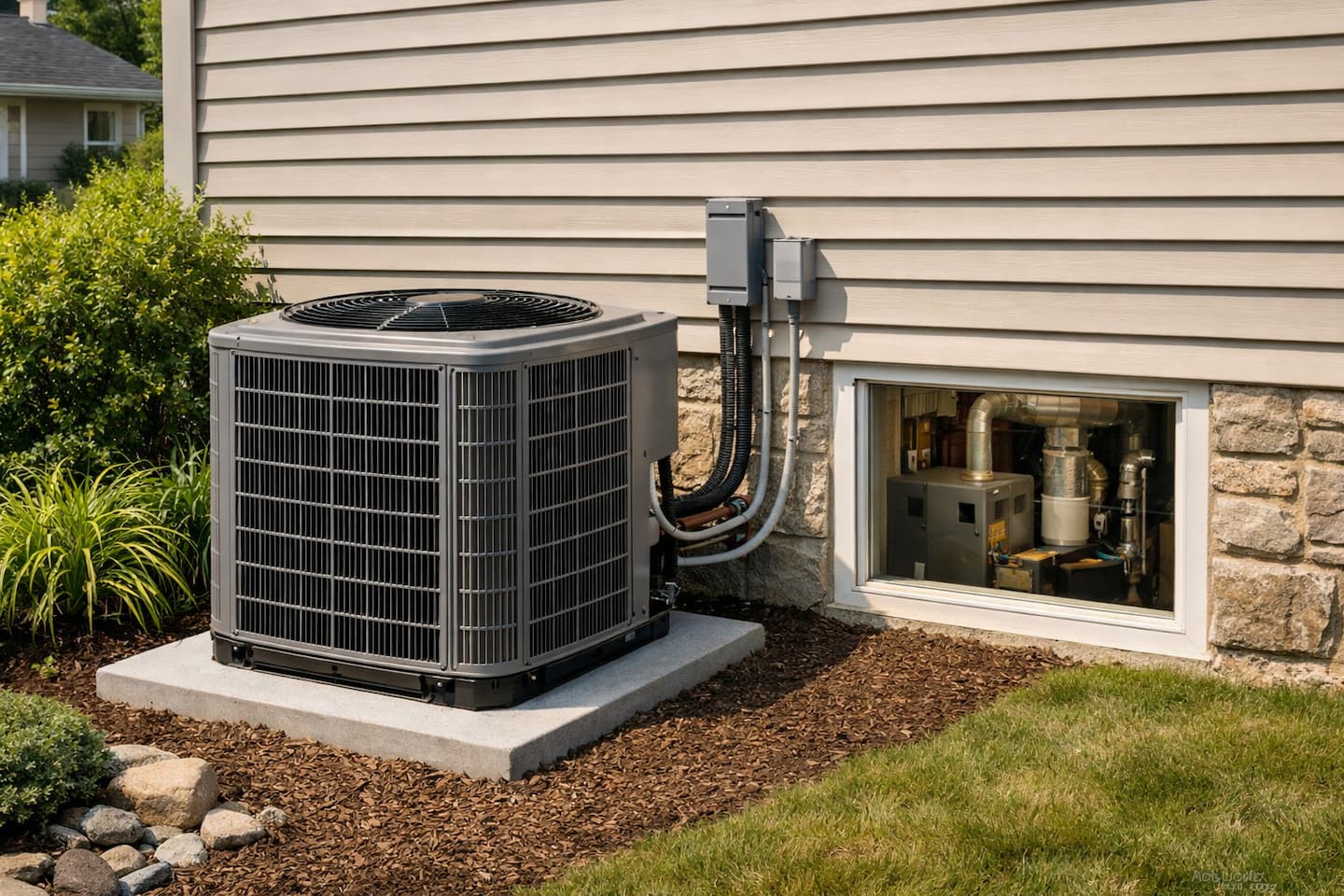 Split system installation option