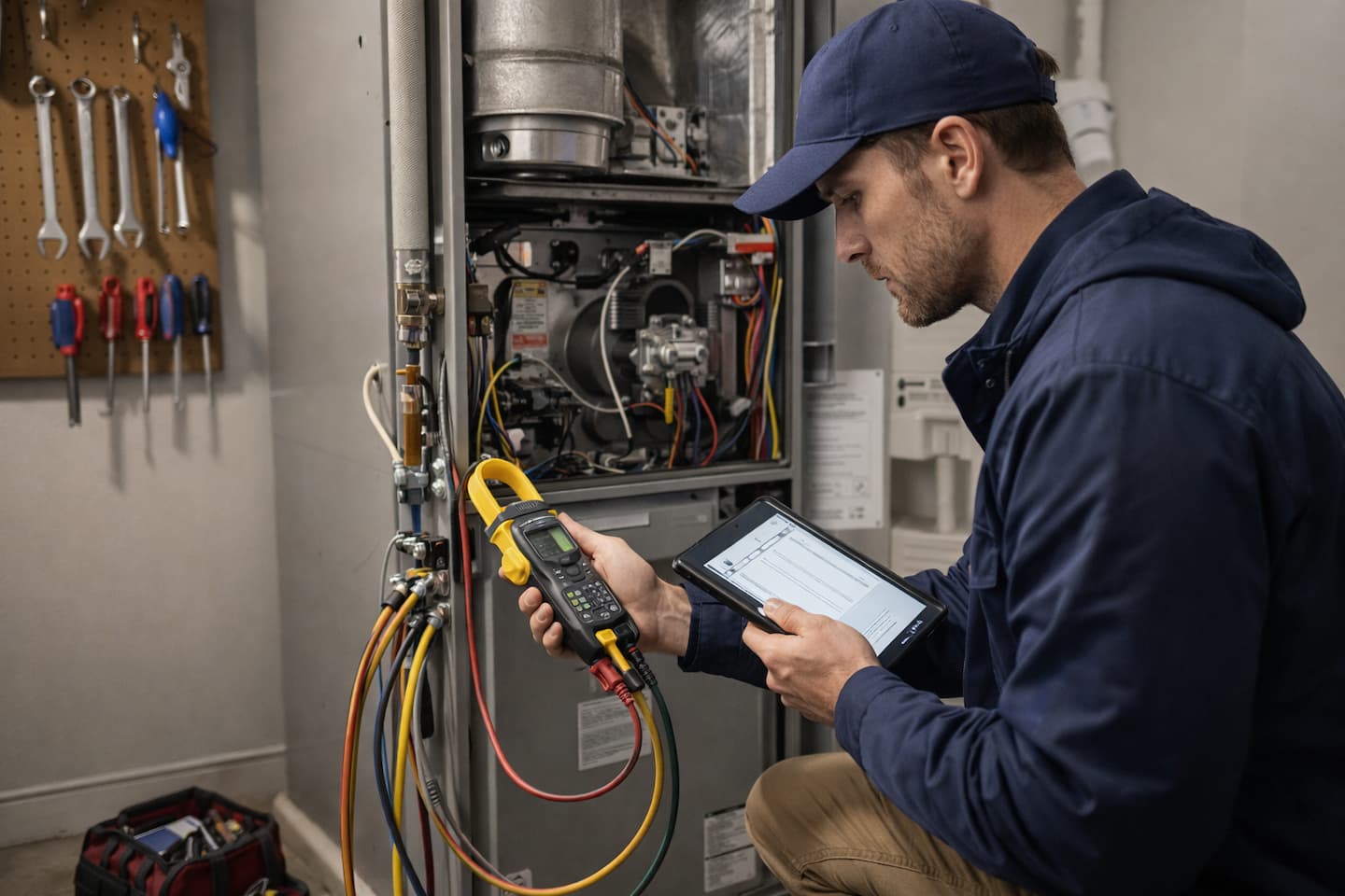 HVAC maintenance inspection and diagnostics