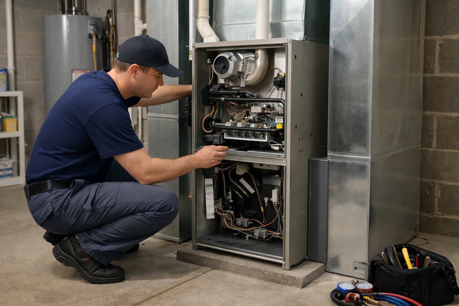 Furnace maintenance service