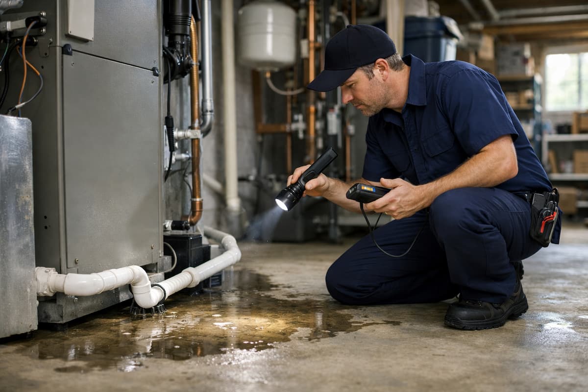 Why Is There Water Around My Indoor HVAC Unit