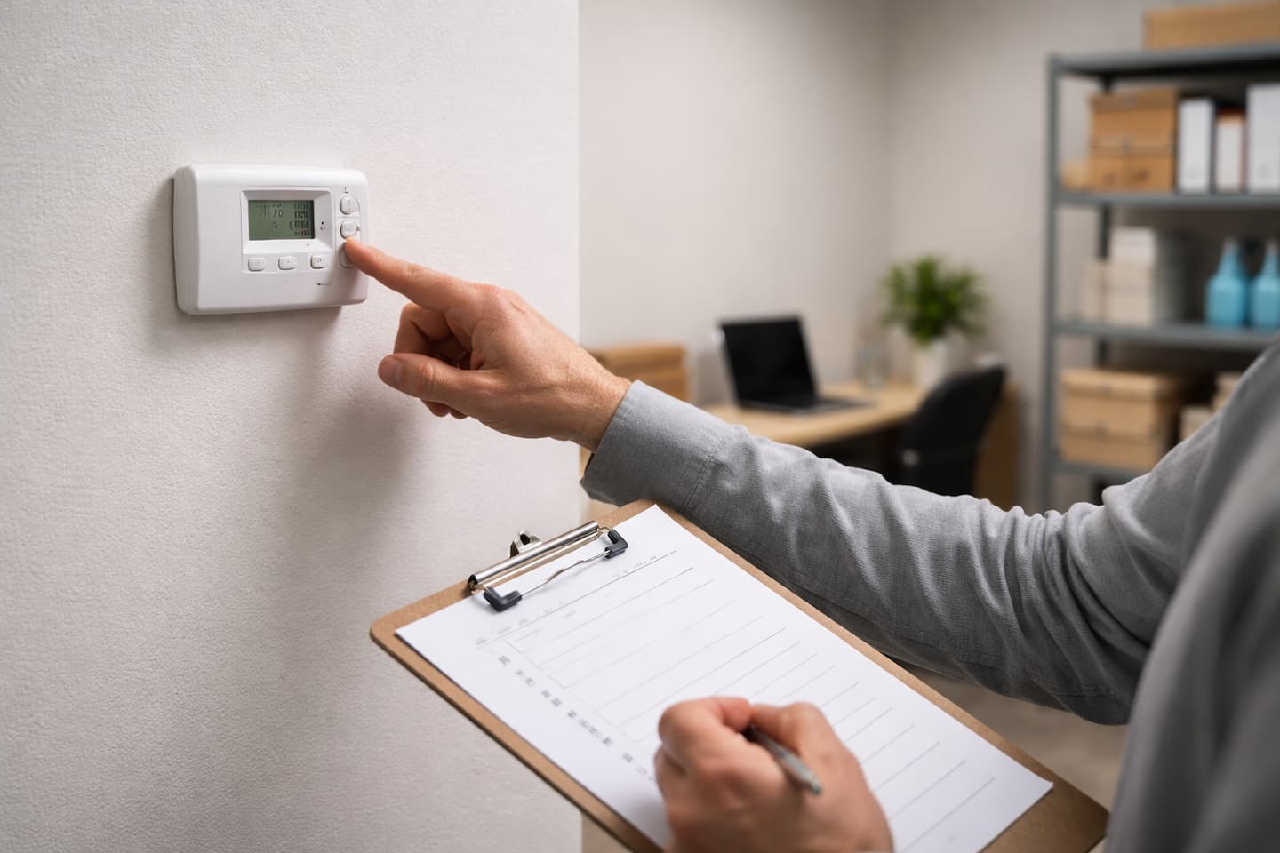 Filter and airflow check during preventive maintenance