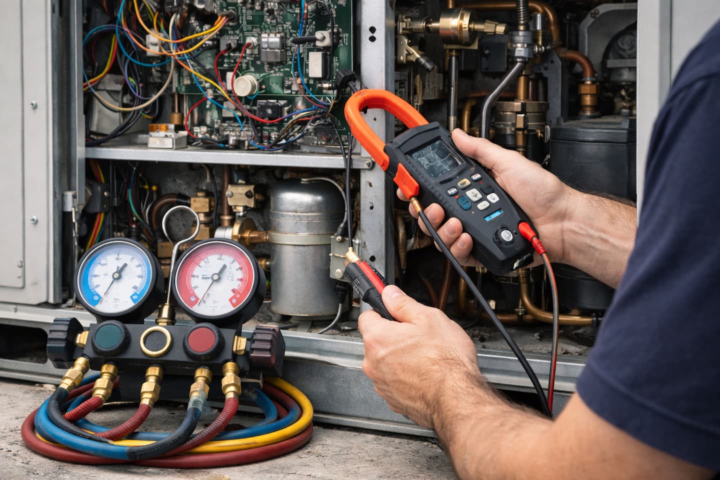 HVAC diagnostic tools system check