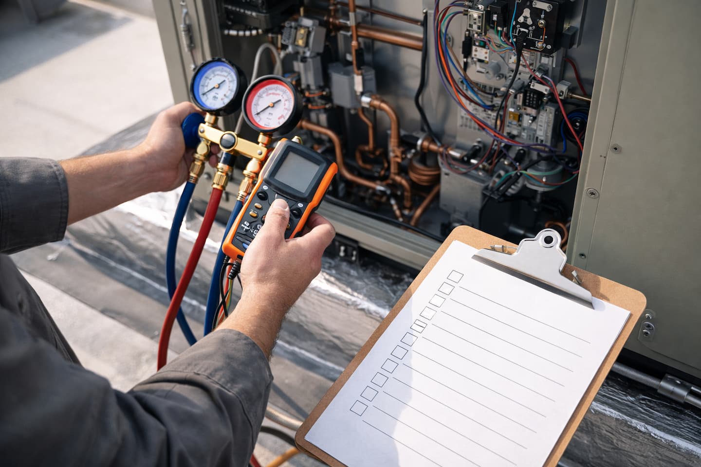 Commercial HVAC system assessment and diagnostics