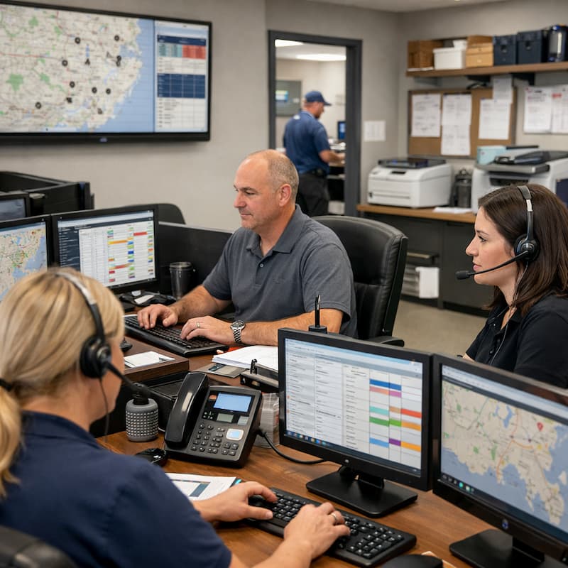 HVAC dispatch office in New Jersey