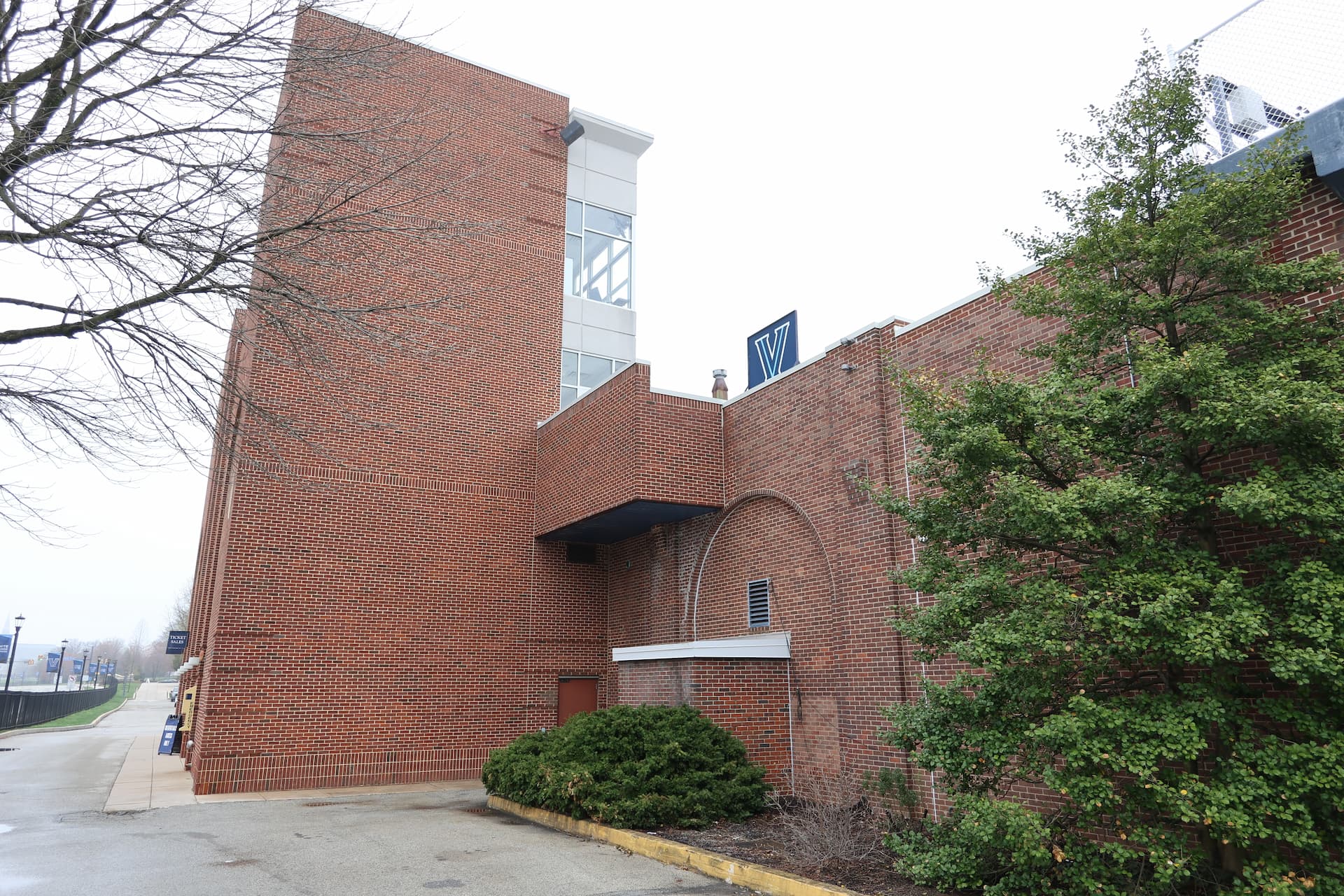 Villanova stadium side view