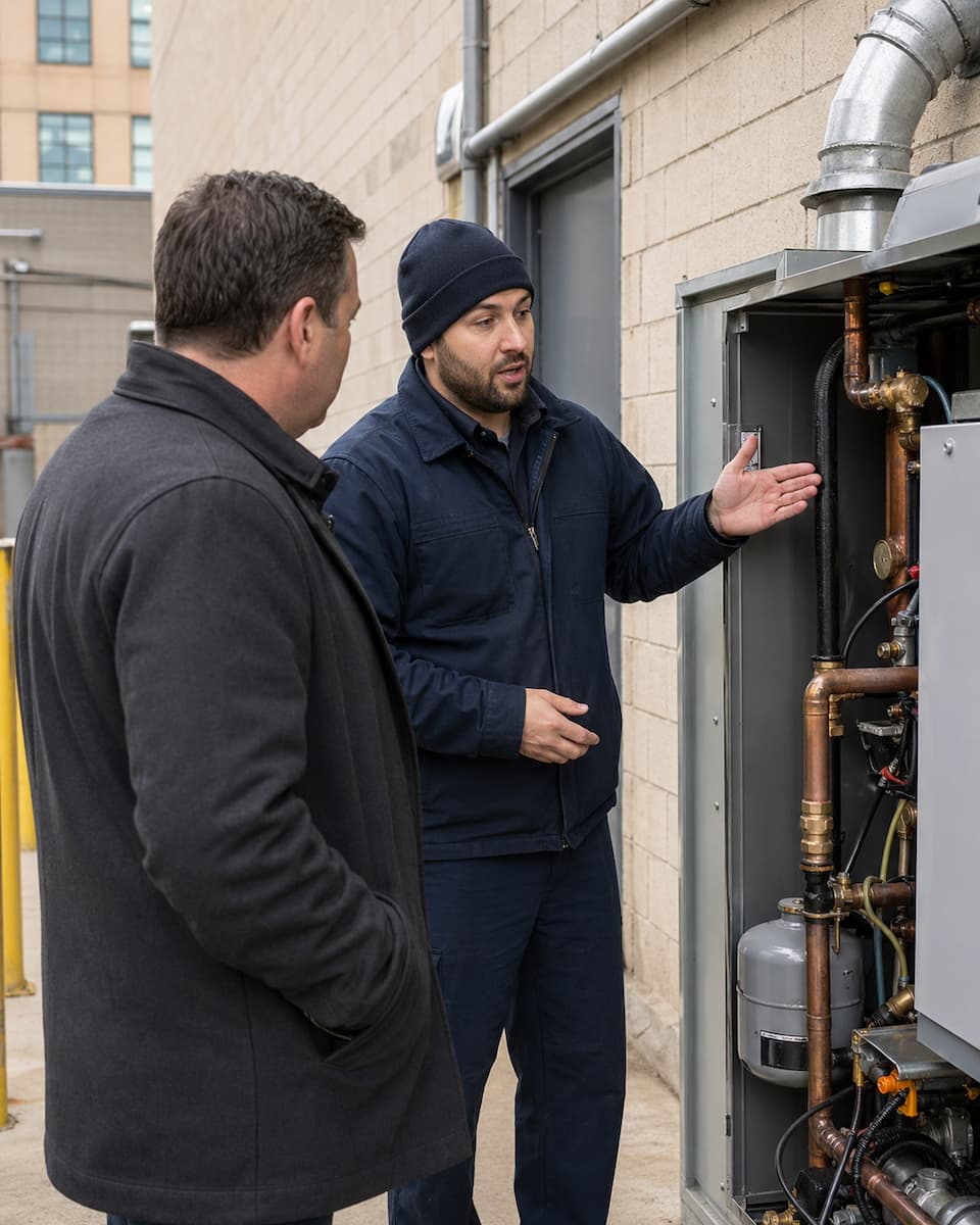 Commercial boiler installation service near Linden NJ
