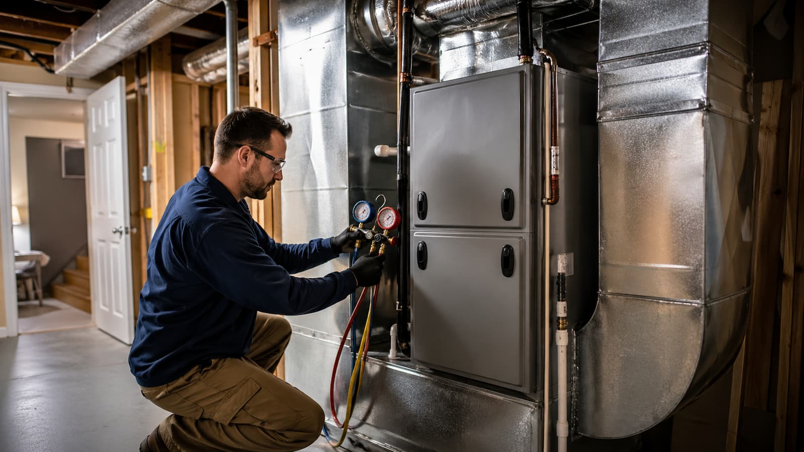 Ducted heat pump installation in Linden NJ