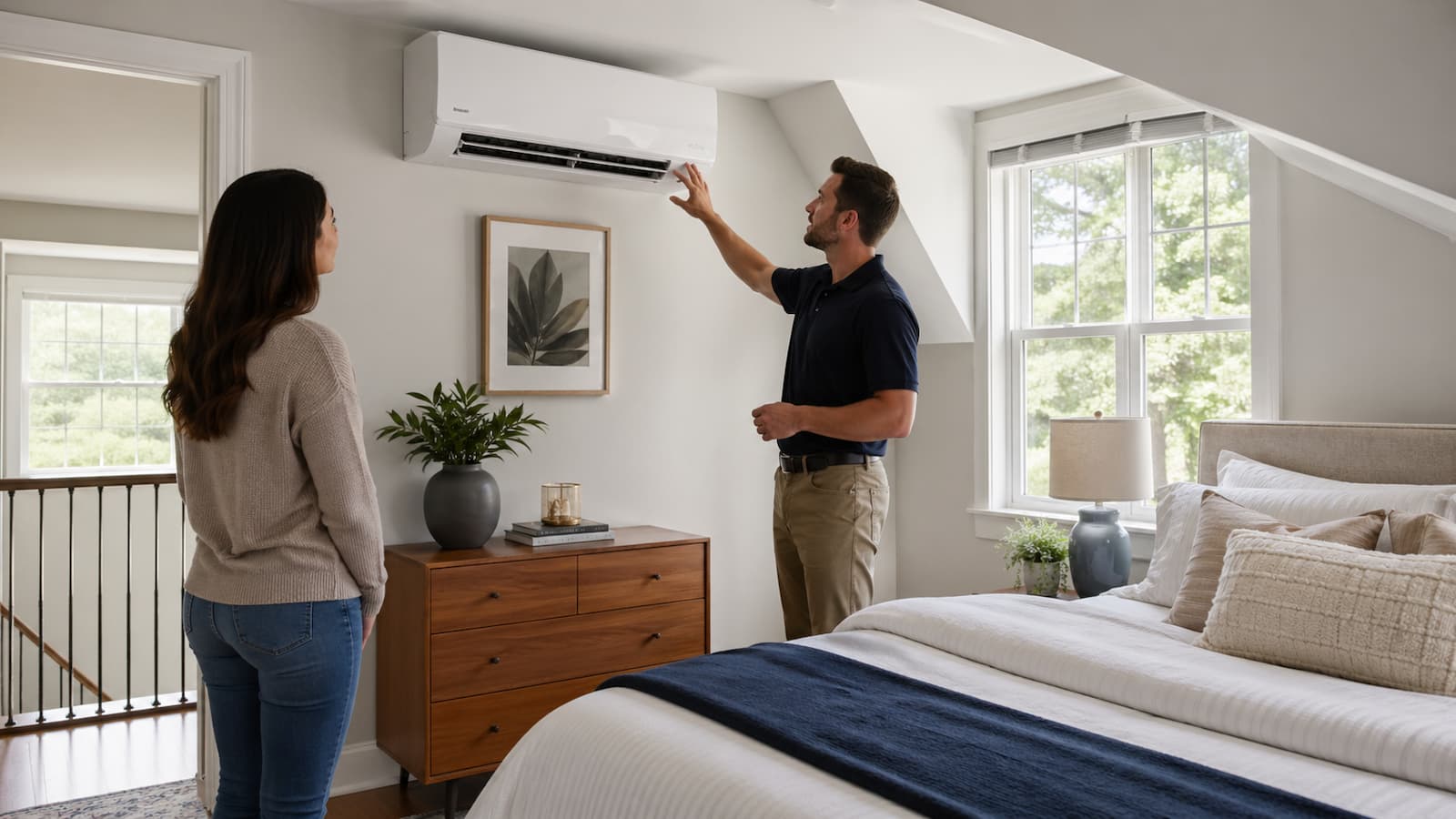 Ductless heat pump installation option in Linden NJ