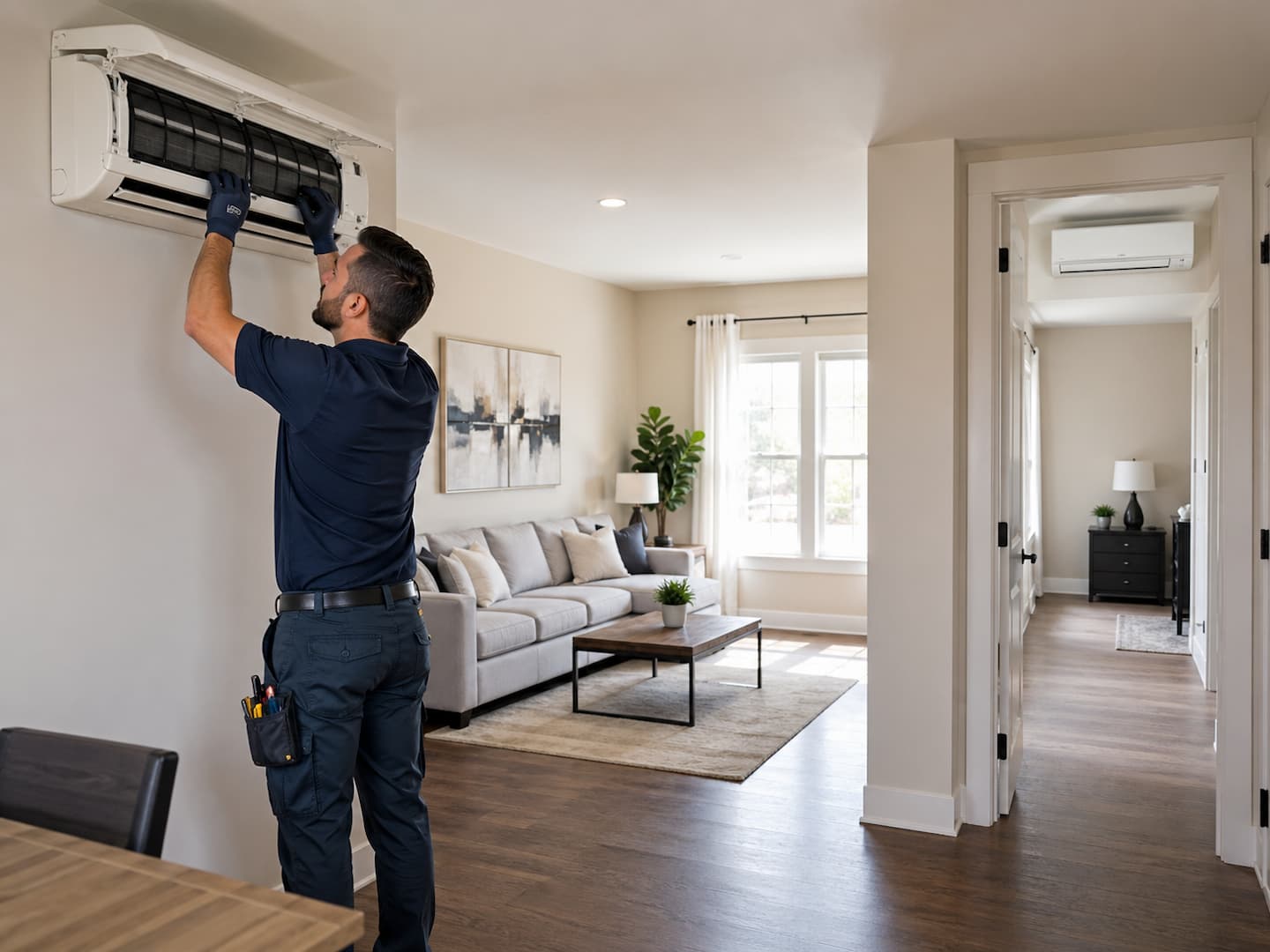 Multi-zone ductless maintenance in Linden NJ