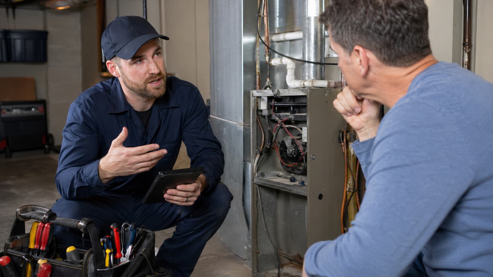 Emergency HVAC diagnostic visit in Linden NJ