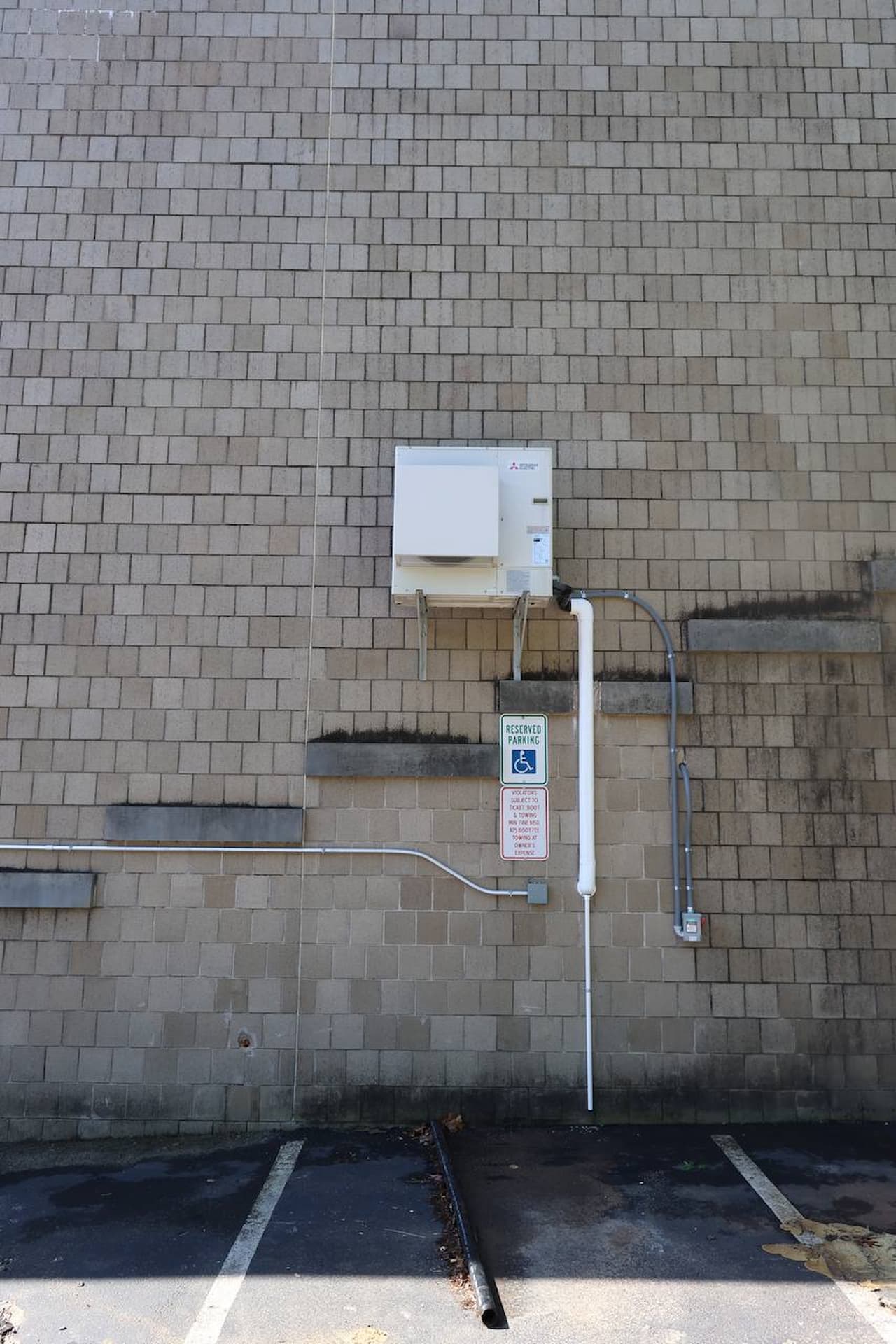 Commercial HVAC electrical control panel installation