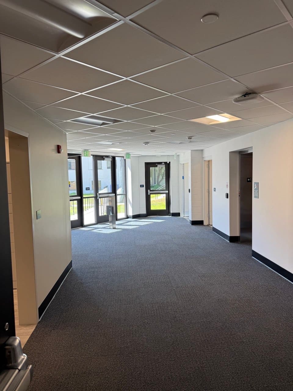 Commercial HVAC project interior space