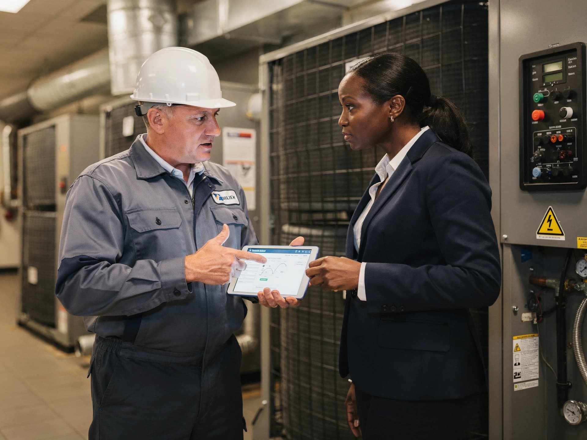 Commercial HVAC repair consultation for a New Jersey business property