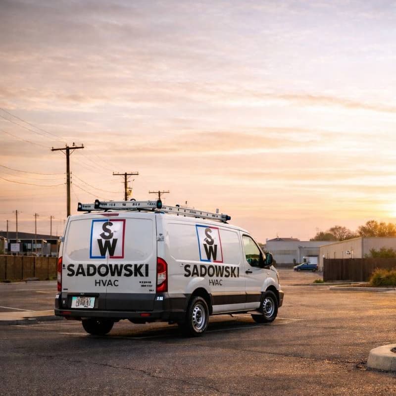 Sadowski HVAC service van.